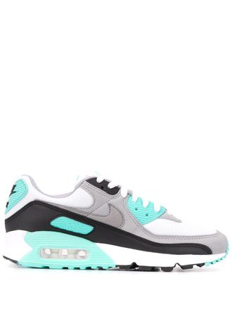 Nike Air Max 90 Turquoise sneakers - unisex - Calf Leather - 10.5 - White