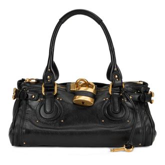 Chlo&eacute; Tassen, Dames, Zwart, ONE Size, Leer, Paddington Bag