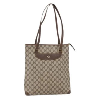 Gucci Pre-owned Tote Bags, female, Beige, Size: ONE SIZE Pre-owned Plastic Tote Bag