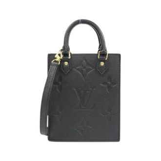 Louis Vuitton Pre-owned Mini Handbag - Dames - Pre-owned - Zwart - Maat: ONE Size Leer