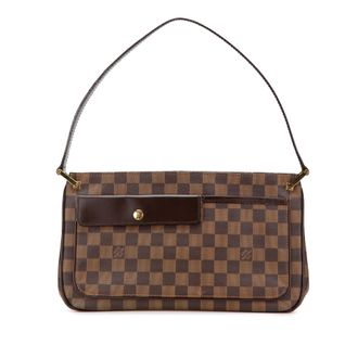 Louis Vuitton Pre-owned Womens Bleecker Checkered Handbag - Brown Textile - One Size