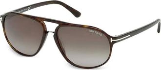Tom Ford Eyewear Jacob pilot-frame sunglasses - Brown