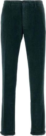 Incotex Groene broek voor heren - Heren - Slim Fit Broeken - Groen - W36 - Broeken