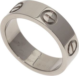 Cartier Love White Gold (18K) Band Ring (Pre-Owned)