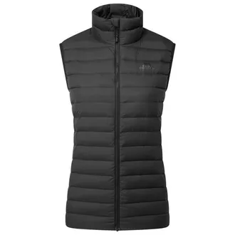 Mountain Equipment Earthrise Vest Daunengilet f&uuml;r Damen | schwarz/grau