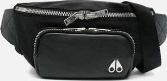 Moose Knuckles Mens Logo Hip Bag Black - Size: OS