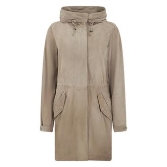 Moorer Parkas, female, Beige, Size: 2XS Antibes Jacket