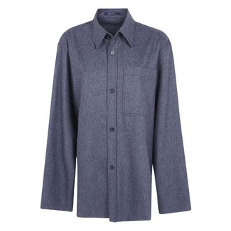 Sofie D'Hoore Overhemden, Dames, Grijs, S, Barit Jas-stijl Shirt