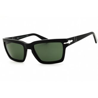 Persol Unisex Black Rectangular Sunglasses PO3363S