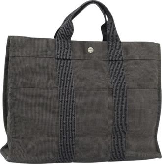 Herm&egrave;s Pre-owned Vintage Tote Bag - Dames - Vintage Shopper - Grijs - ONE Size - Vintage