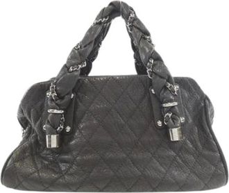 Chanel Pre-owned Handbags, female, Black, Size: ONE SIZE Pre-owned Vintage Handbag