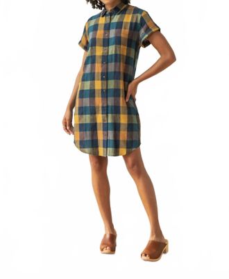 Bridge & Burn Loren Shirt Dress In Moonbow Plaid