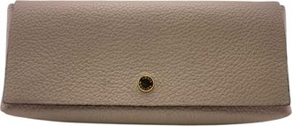 Louis Vuitton Beige Galle Grayish Leather Pouch (Pre-Owned)
