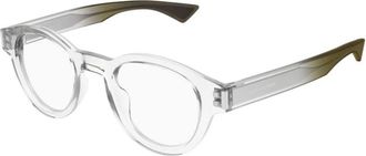 Saint Laurent Corner Angle Optisch Montuur - unisex - Brillen - Grijs - 46 MM - Accessoires