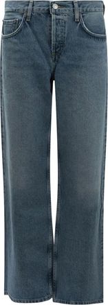 A Gold E Jeans met vijf zakken - Blauw