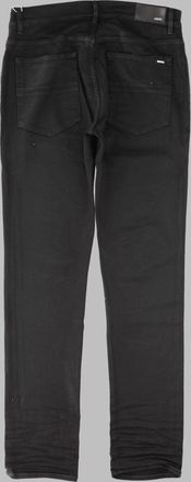Amiri Distressed Cotton Denim Jeans - Black