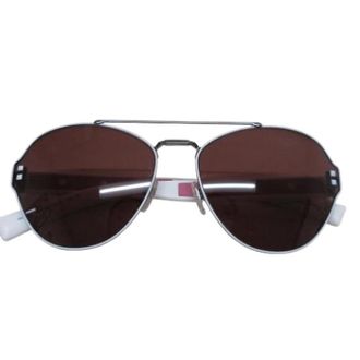 Valentino Pre-owned Accessories, female, White, Size: ONE SIZE Pre-owned Metal sunglasses