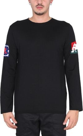 Comme Des Gar&ccedil;ons Black Crew Neck Sweater