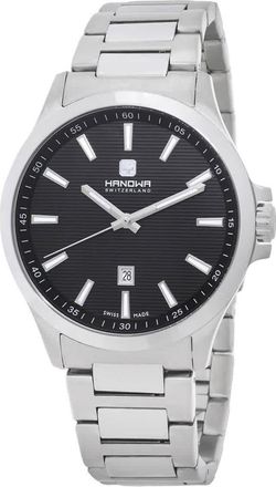 Hanowa Kander Quartz Black Dial Mens Watch HAWGH0001801