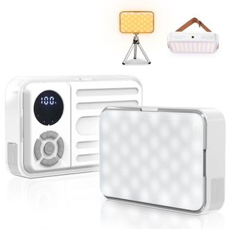 OEM Luz Led De Camping Recargable, Superbrillante, De 10 000 Mah Y 10 000 Lm, Con Gancho, Tres Niveles De Temperatura De Color Y Regulaci&oacute;n Continua Hasta