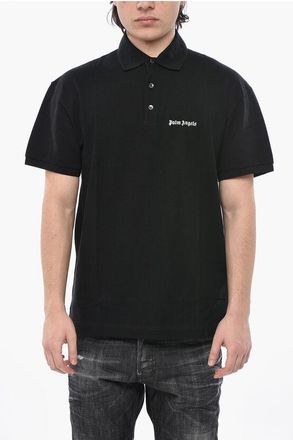Palm Angels Cotton Piqu&eacute; Polo with Embroidered Logo size Xxl