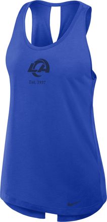 Nike Los Angeles Rams Established Nike Womens Dri-FIT NFL Tank Top in Blue | 01D54NP95-2JF