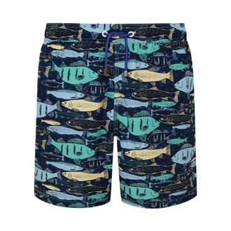 Hackett Badmode, Heren, Veelkleurig, S, Mini Fish Zwemshorts