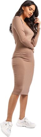 SS7 Womens Scoop Neck Long Dress