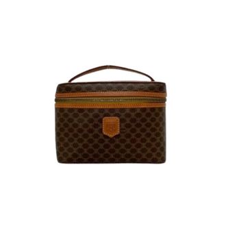 Celine Pre-owned Handbags, female, Brown, Size: ONE SIZE Pre-owned Macadam Triomphe Leather Handbag
