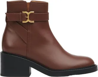 Chlo&eacute; Ankle Boot - Brown