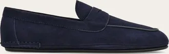 Ferragamo Men Suede loafer Blue Size 10.5