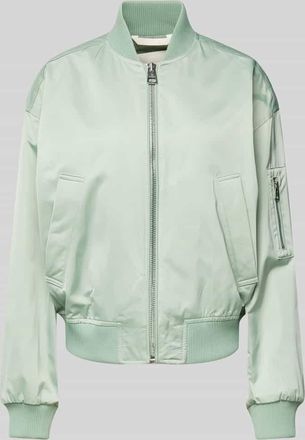 Marc O'Polo Regular Fit Blouson im Aviator-Stil aus Twill in Mint, Gr&ouml;&szlig;e 36