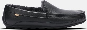 Lamofootwear Mens Grayson Leather Moccasin In Black