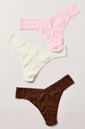 Hanky Panky Original Rise Thongs, Set of 3