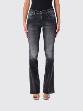 Diesel 1969 D-Ebbey High-Waist Flared Cotton Denim Jeans