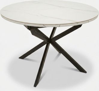 Les Tendances Mesa De Comedor Extensible De Cer&aacute;mica Y Metal Martin