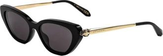 Bulgari Serpenti Forever Zonnebril - Dames - Accessoires - Zwart - Maat: 52 MM