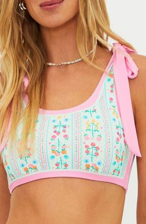 Beach Riot Francis Bikini Top in Fruit Blooms at Nordstrom, Size X-Large