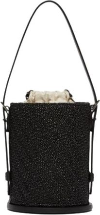 Max Mara Archetipo Bucket Bag - Dames - Schoudertassen - Zwart - ONE Size - Katoen - Tassen