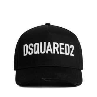 Dsquared2 Technicolor Baseball Cap - Heren - Petten - Zwart - ONE Size - Katoen - Accessoires