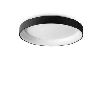 Netlighting Ziggy Integrated LED Semi Flush Light Black 7800Lm 3000K