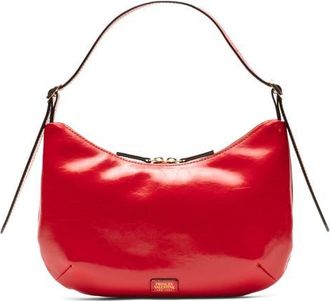 Frances Valentine Starr Crinkled Leather Hobo Bag in Red at Nordstrom