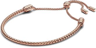Pandora Bracelets - Studded Chain Slider Bracelet - gold - Bracelets for ladies