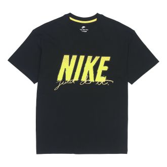 Nike Casual Sports Breathable Short Sleeve Black DO6369-010
