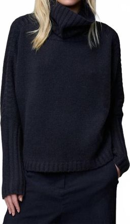 Kristensen Du Nord Bat Sleeve Cashmere Turtleneck Sweater In Black