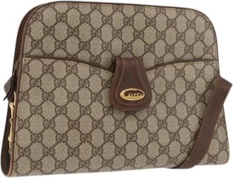 Gucci Pre-owned Vintage Schoudertas - Dames - Vintage Schoudertas - Beige - ONE Size - Leer - Vintage