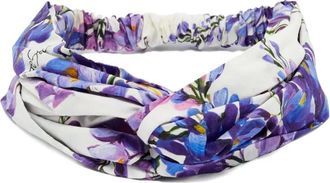 Dolce & Gabbana Fascia con stampa a fiori - Bianco