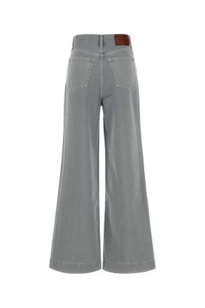 Calvin Klein Womens Grey Denim Jeans Softgrey Exterior: Cotton Lyocell