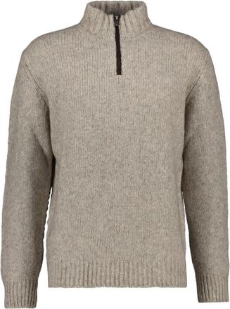 Fedeli Coltrui - Heren - Coltruien - Beige - 2XL - Wol - Truien & Vesten