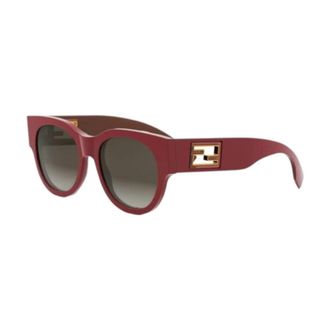 Fendi Ladies Black Square Sunglasses FE40147I 66F